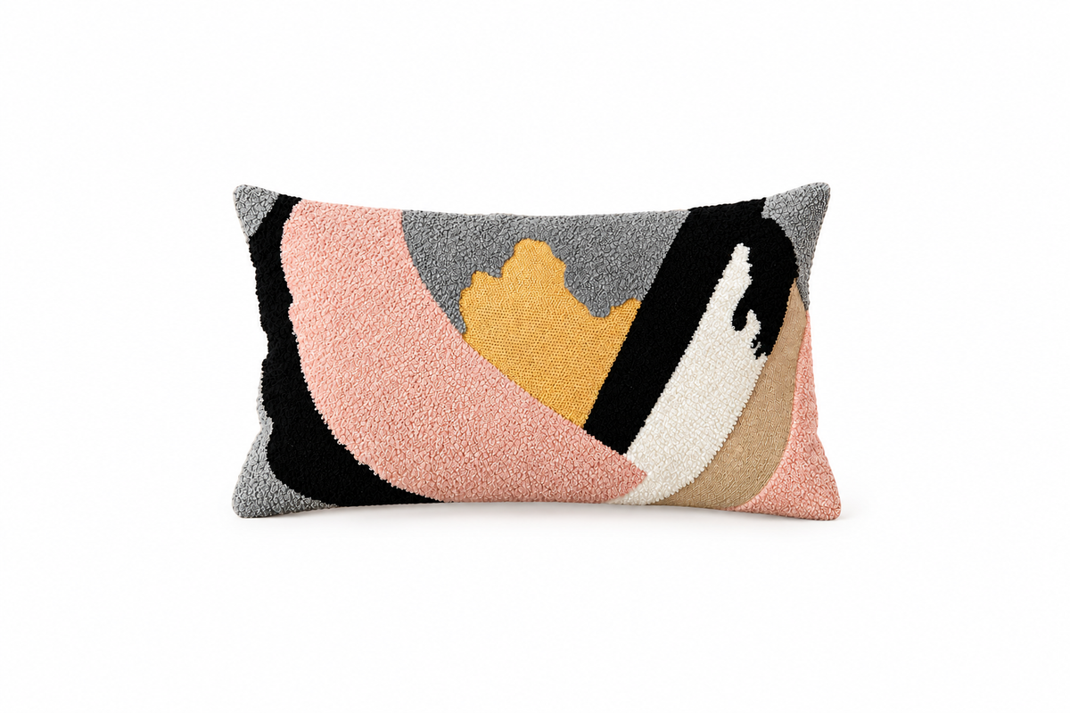 LAI Decore Velvet Cushion Cover - Home Decor, Cushion Covers 12 Inch X 18 Inch, Rectangular Cushions For Sofa Bed Chair Table Diwan Couch Birthday Wedding Gift, Color Multiple, Set Of 1