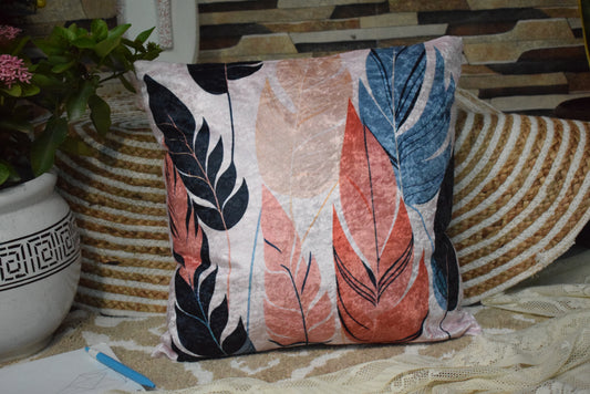 Lai Decore Velvet Cushion Cover Velvet Cushion Cover 16 Inch X 16 Inch, Colour Multiple, 1 Piece (Copy)